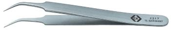 C.K. T2317 jemná pinzeta   špicatý, zahnutý, jemný 105 mm