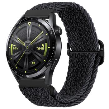 BStrap Braid Nylon remienok na Huawei Watch GT2 Pro, black (SSG035C0207)