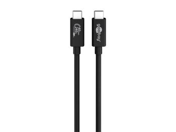 Kábel GOOBAY 61717 USB-C/USB-C 1m Black