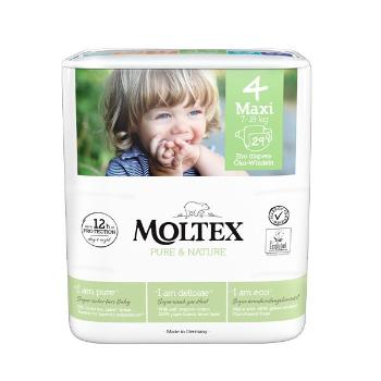 MOLTEX Pure&Nature Plienky jednorazové 4 Maxi (7-18 kg) 29 ks