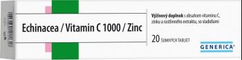 Generica Echinacea/Vitamin C 1000/Zinc 20 šumivých tabliet