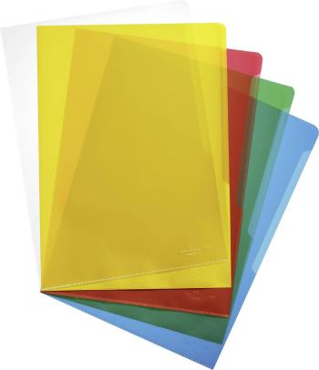 Durable priehľadný obal 2337 DIN A4 polypropylen 0.12 mm priehľadná, žltá, červená, zelená, modrá 233700 100 ks
