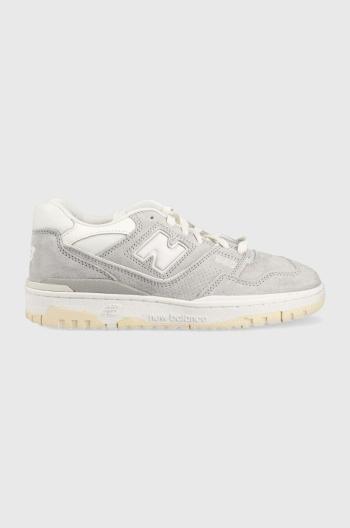 Tenisky New Balance Bb550slb šedá farba,