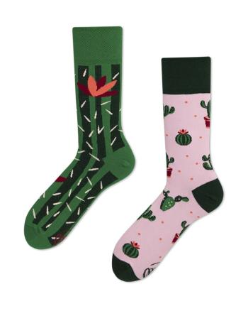 Zeleno-ružové ponožky Summer Cactus