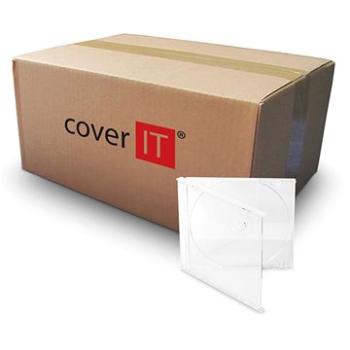 COVER IT box:1 CD 10 mm jewel box + tray číry – kartón 200 ks (27010)