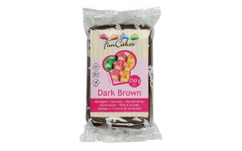 Hnedý marcipán Dark Brown 250 g - FunCakes
