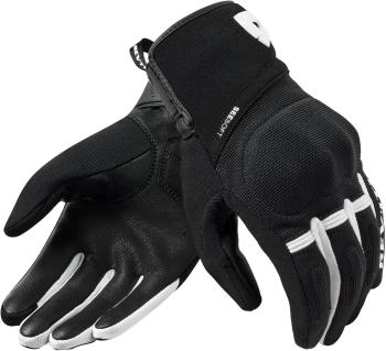 Rev'it! Gloves Mosca 2 Black/White 2XL Rukavice