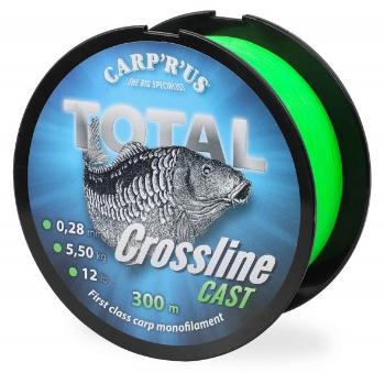 Carp´r´us vlasec total crossline cast green 1200 m - priemer 0,30 mm / nosnosť 6,8 kg