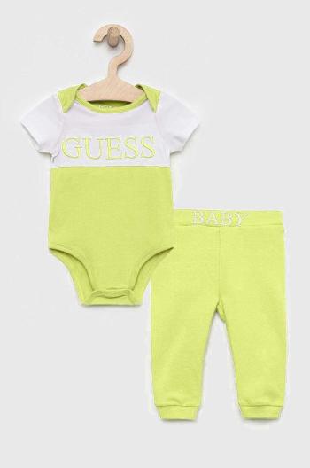Sada pre bábätká Guess zelená farba