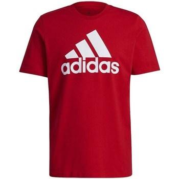 adidas  Tričká s krátkym rukávom Essentials Big Logo Tee  Červená