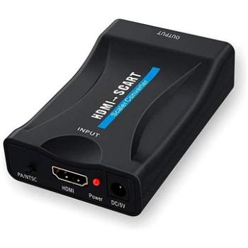 PremiumCord Prevodník HDMI na SCART s napájacím zdrojom 230 V (khscart03)