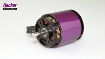 Hacker A40-10L V4 8-Pole brushless elektromotor pre modely lietadiel KV (ot./min / V): 1100 Počet závitov: 10