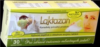 Laktazan tablety enzým laktáza s príchuťou mäty 30 tabliet