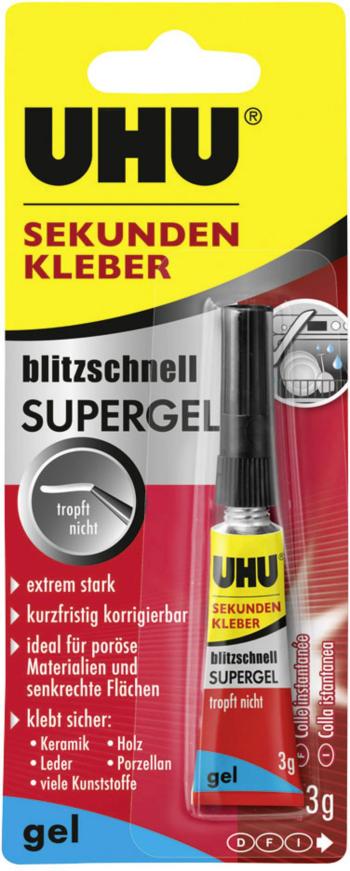 UHU blitzschnell Supergel viacúčelové lepidlo 48790 3 g