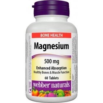Webber Naturals Magnesium 500 mg 60 tabliet