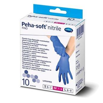 PEHA-SOFT gumené bezlatexové spevnené rukavice L 10 ks (4052199305073)