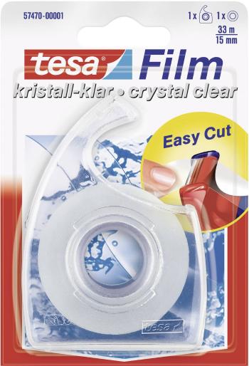 Tesafilm® Crystal Clear 33 m x 15 mm + Dispenser