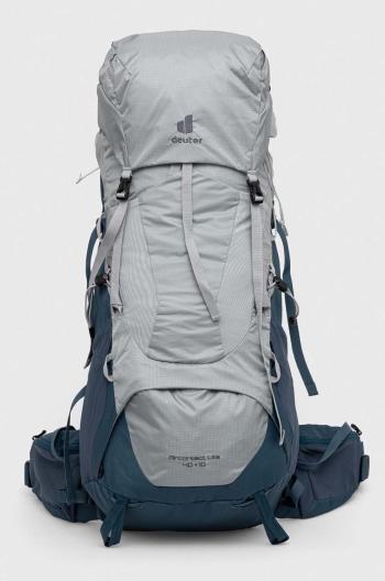 Ruksak Deuter Aircontact Lite 40 + 10 šedá farba, veľký, jednofarebný