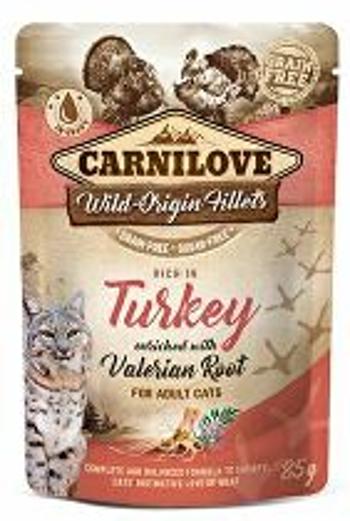 Carnilove Cat Pouch Turkey Enriched & Valerian 85g + Množstevná zľava