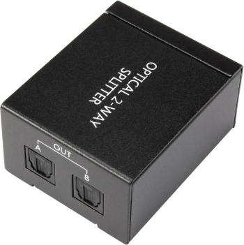 HDMI splitter Toslink SpeaKa, 2 porty, čierna