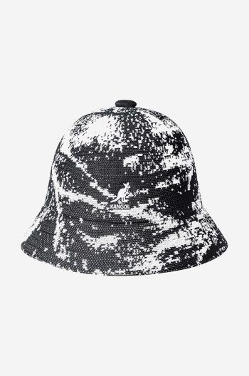 Klobúk Kangol Airbrush Casual K3546.BLC-BLCK/WHT, čierna farba