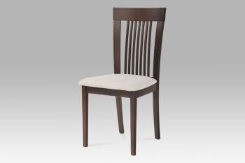 Jedálenská stolička BC-3940 látka / drevo Autronic Orech