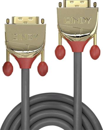 LINDY DVI prepojovací kábel #####DVI-D 24+1pol. Stecker, #####DVI-D 24+1pol. Stecker 2.00 m sivá 36202  #####DVI-Kabel