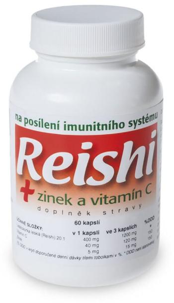 Naturvita Reishi + zinok a vitamín C 60 kapsúl