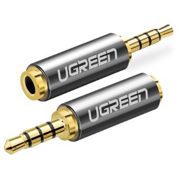 Ugreen audio adaptér 2.5mm jack / 3.5mm jack M/F, čierny