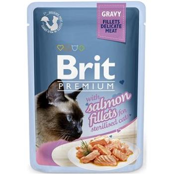 Brit Premium Cat Delicate Fillets in Gravy with Salmon for Sterilised 85 g (8595602518562)