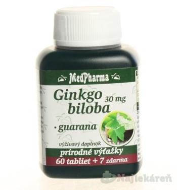 MedPharma Ginkgo biloba + Guarana 67 tbl.