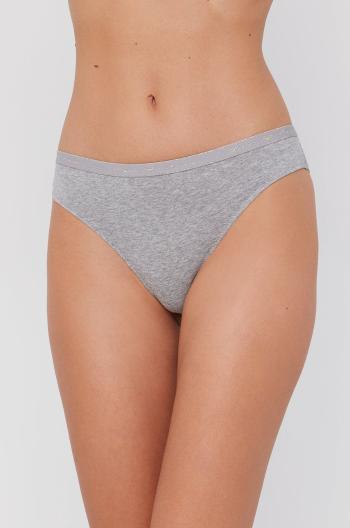 Brazílske nohavičky Emporio Armani Underwear šedá farba