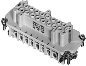 Amphenol C146 10B016 002 1-1 konektorová vložka, zásuvka Heavy | mate® C146 Počet kontaktov 16 + PE 1 ks