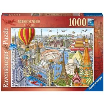 Ravensburger puzzle 169610 Cesta okolo sveta za 80 dní 1000 dielikov (4005556169610)