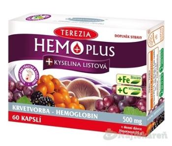 HEMO PLUS + kyselina listová, 50+10 kapsúl ZDARMA