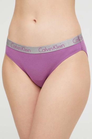 Nohavičky Calvin Klein Underwear fialová farba