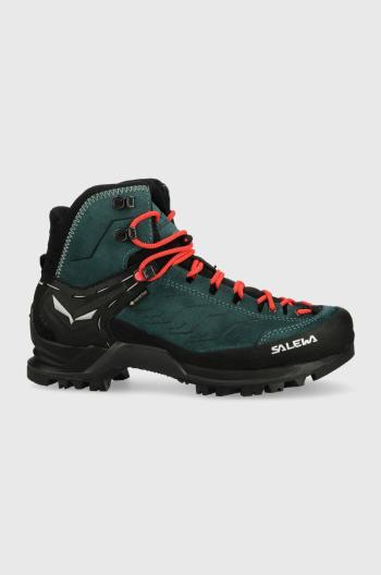 Topánky Salewa Mountain Trainer Mid GTX dámske, zelená farba