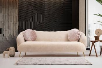 Sofahouse Dizajnová 3-miestna sedačka Adalia 215 cm béžová