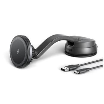 Anker PowerWave Mag Go Car Charging Mount, Black (B2930G11)