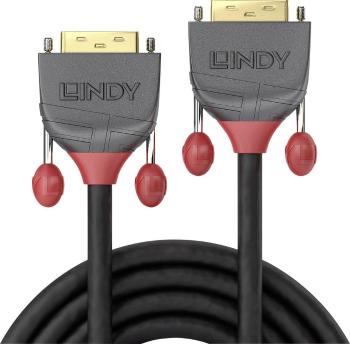 LINDY DVI prepojovací kábel #####DVI-D 18+1pol. Stecker, #####DVI-D 18+1pol. Stecker 25.00 m čierna 36243  #####DVI-Kabe