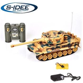 Bojujúci tank Tiger 1  2,4 GHz s infra delom, 1 : 28 (4260463521757)