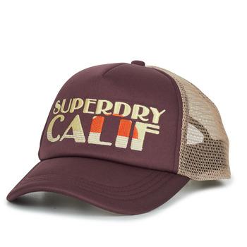 Superdry  Šiltovky VINTAGE TRUCKER CAP  Hnedá