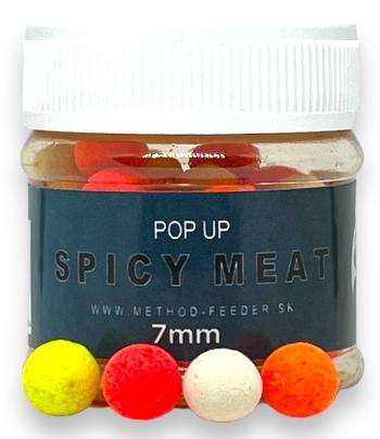 Method feeder fans pop up fluo 7 mm 50 ml - spice meat