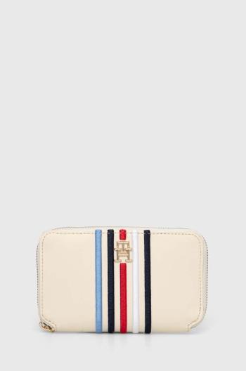 Peňaženka Tommy Hilfiger dámska,béžová farba,AW0AW16018