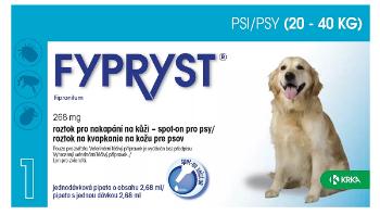 Fypryst Spot-on pipeta proti kliešťom a blchám pre psy, L 2,68ml