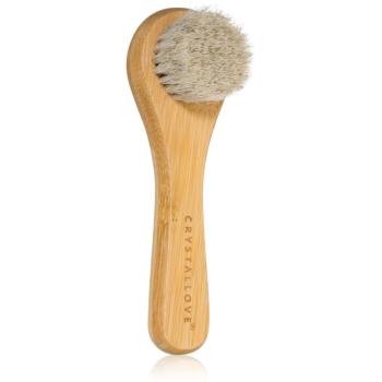 Crystallove Bamboo Face Brush čistiaca kefka na pleť 1 ks