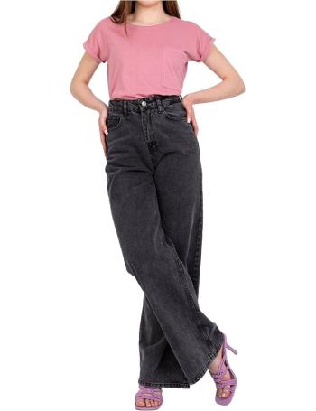 Ružové tričko ventura s krátkym rukávom a vreckom vel. 2XL