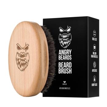 Angry Beards Gentler - drevená kefa na fúzy