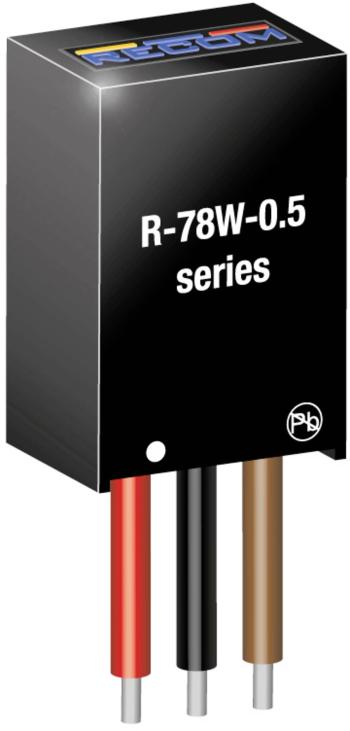 RECOM R-78W12-0.5 DC / DC menič napätia, DPS   500 mA  Počet výstupov: 1 x