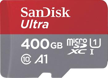 SanDisk Ultra® pamäťová karta micro SDXC 400 GB Class 10, UHS-I výkonnostný štandard A1, vr. softwaru Android, vr. SD ad